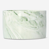 Jar Green Marble Small 8X5 Cm