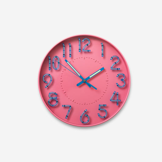 Clock For Wall Dia 30Cm Glow In The Dark