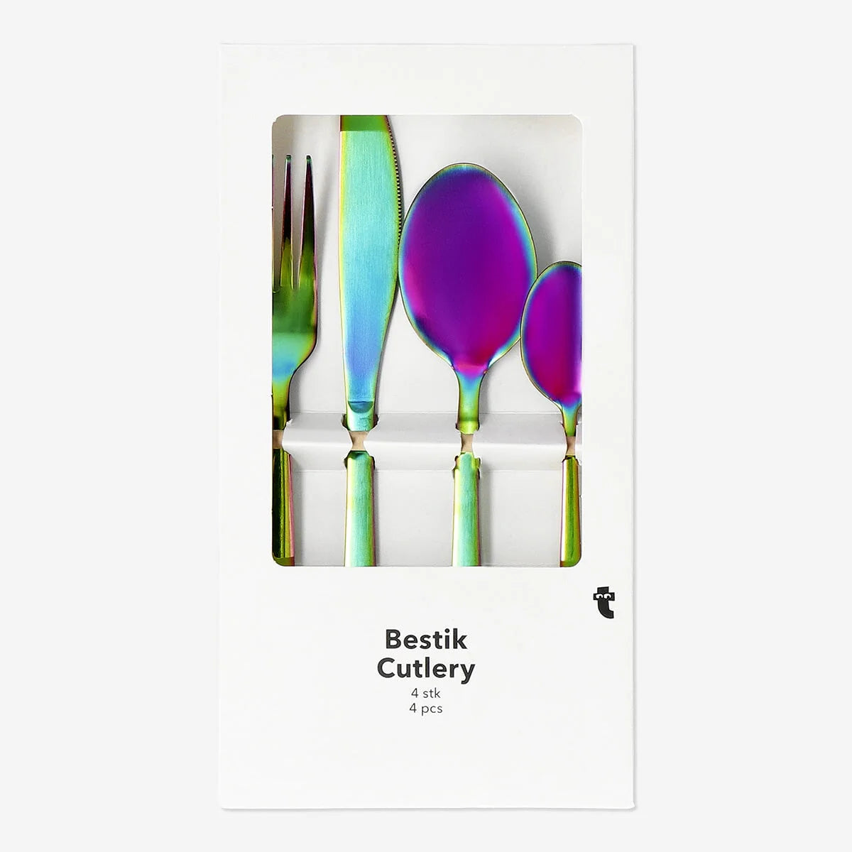 Cutlery Set Ss Holographic Colors
