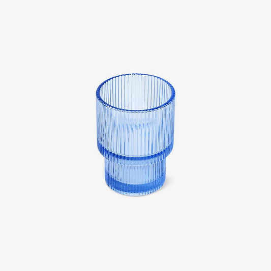 Drinking Glass Colored Glass Blue