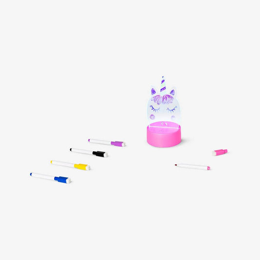 Drawing Screen With Light Unicorn