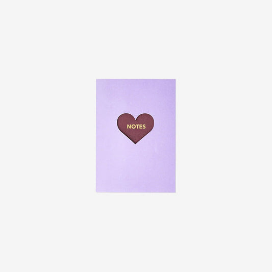 Notebook A5 W Heart (In)