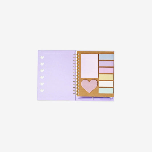 Notebook W. Spiral, Sticky Tabs And Pen