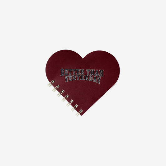 Notepad W. Spiral Heart (In)
