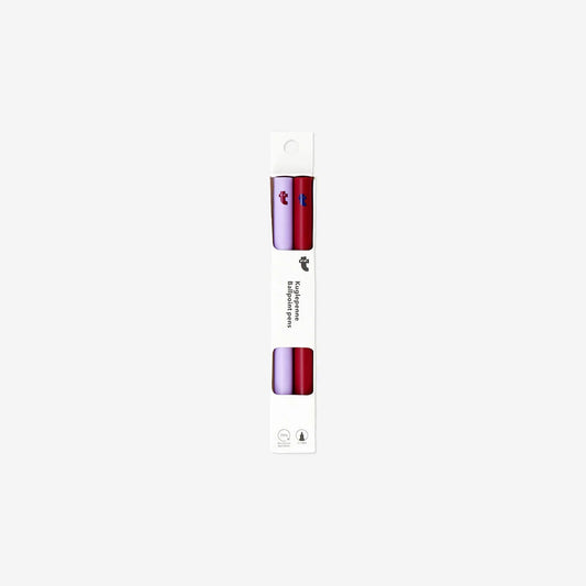 Pen Ballpoint W Bow 2 Pcs