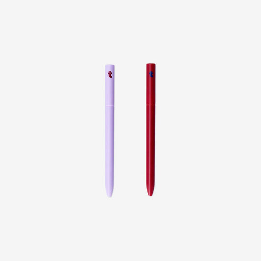 Pen Ballpoint W Bow 2 Pcs