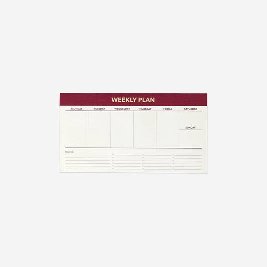 Planner Weekly Pad For Desk
