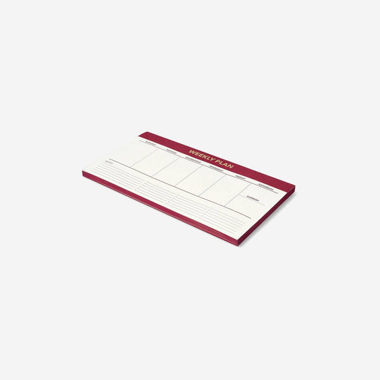 Planner Weekly Pad For Desk