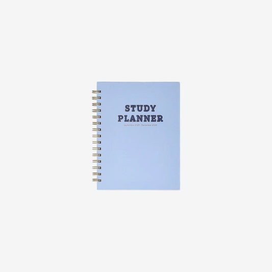 Planner Study Solid Blue En