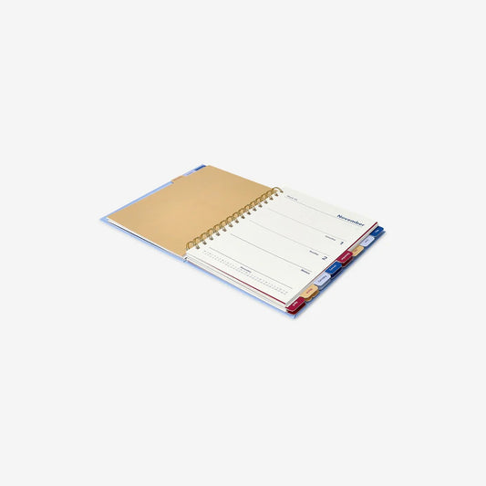 Planner Study Solid Blue En