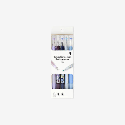 Pens Gel And Highlighter 5 Pcs (In)