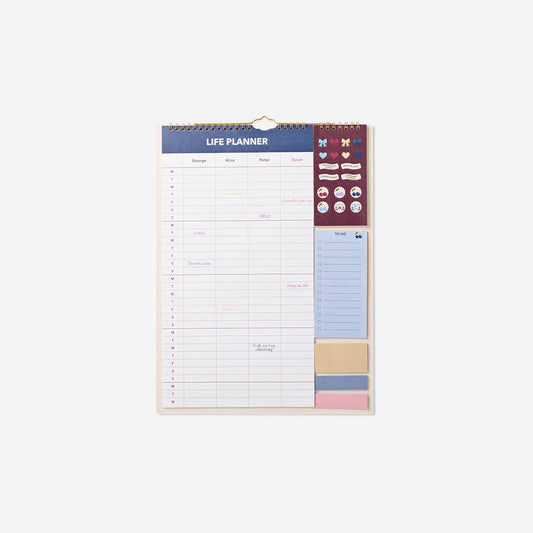 Family Planner Wall W. Stickers En