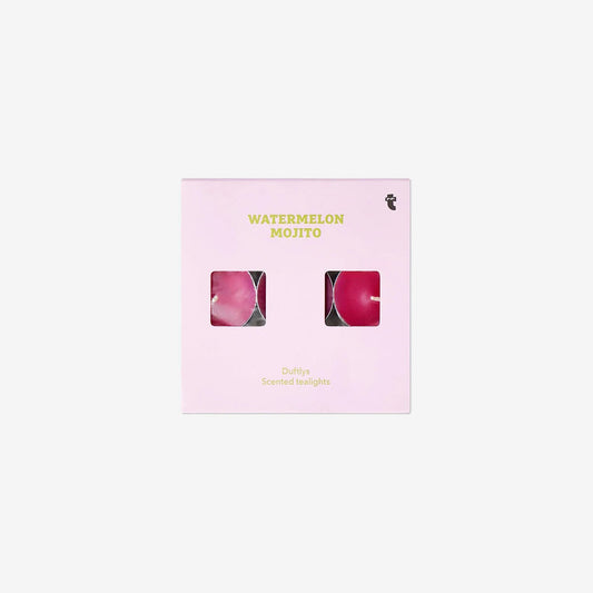 Tealights Scented 18 Pcs Watermelon Moji