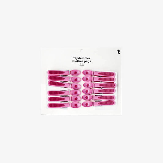 Pegs For Clothing 12 Pcs (In)