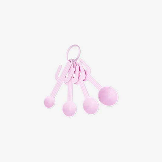Measurement Spoons 4Pc Cactus Shape (In)