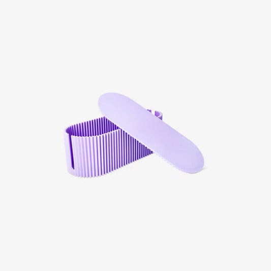 Cable Box Manager Recycled Plisse Purple
