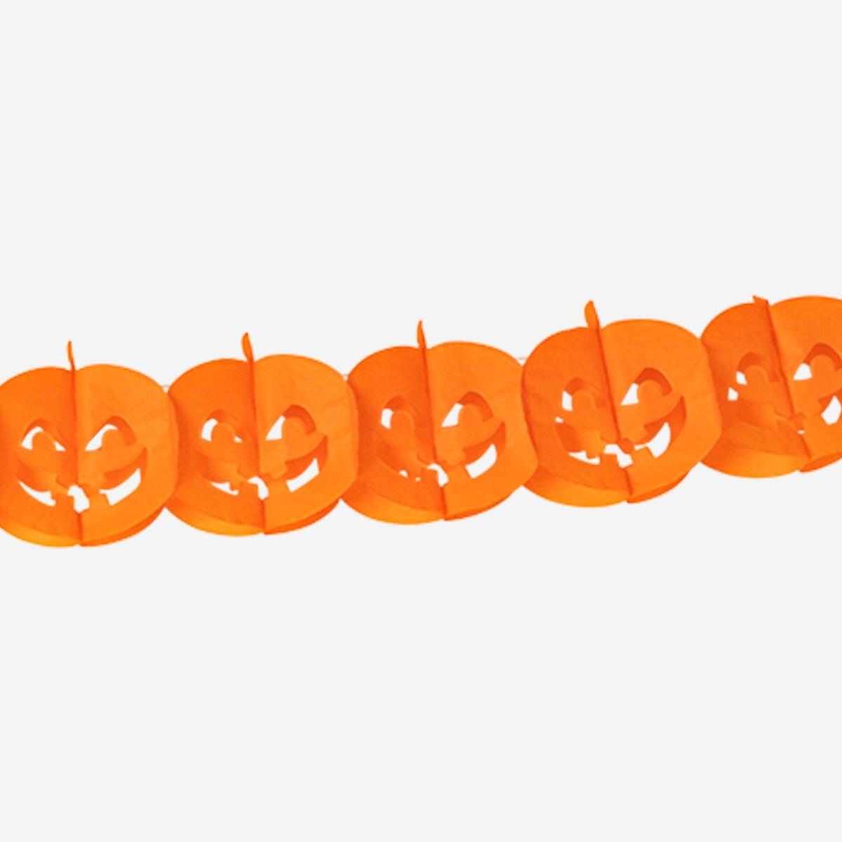 Garland Hallown Tissuepaper Pumpkin 4M