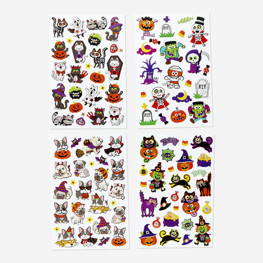 Sticker Puffed Halloween - 4 mix