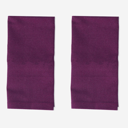 Napkin Cotton 2 Pcs Set 40X40Cm Burgundy