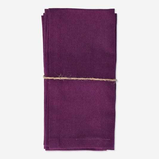 Napkin Cotton 2 Pcs Set 40X40Cm Burgundy