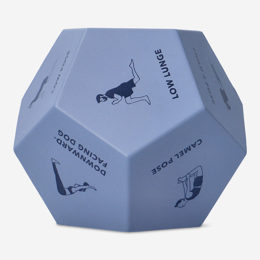 Yoga Dice Game Blue