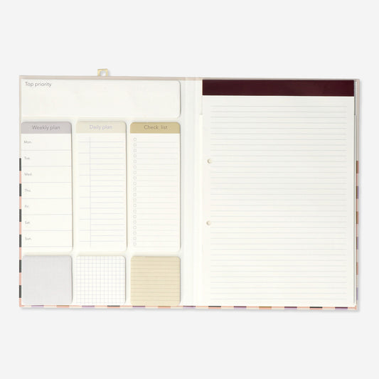 Clipboard Folder Flwr Wrefill Notepad A4