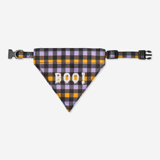 Pet Bandana Checks With Text