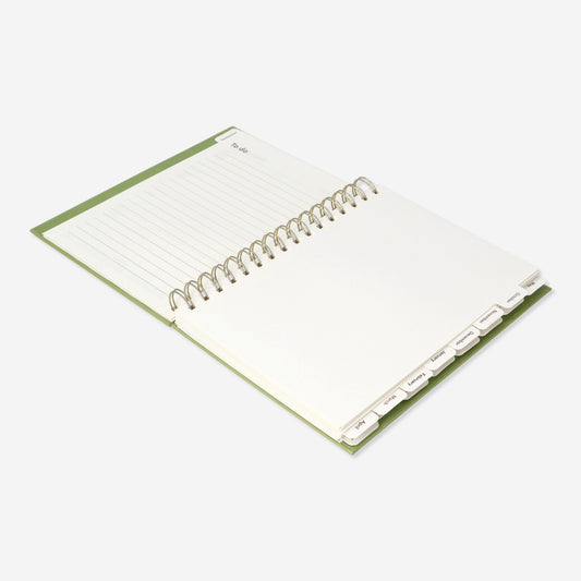 Study Planner Beige 2024 En