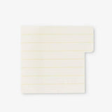 Sticky Notes W. Beige Tabs Brown Lines