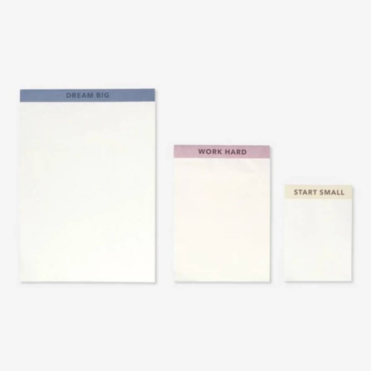 Notepads 3 Pcs W. Wording