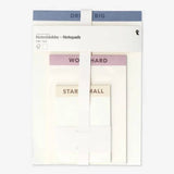 Notepads 3 Pcs W. Wording