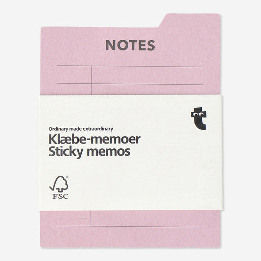 Stickey Notes With Index Pink En