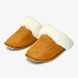 Slippers Brown W. Plush Size 40/41