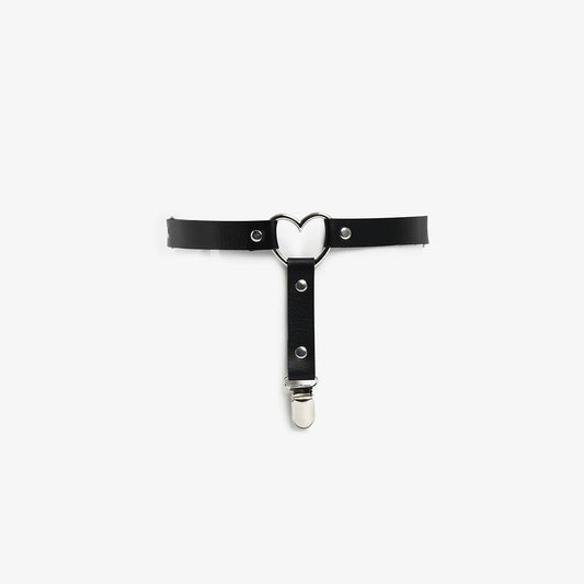 Garter Thigh Metalclsp Adjstbl Elstc 2Pc