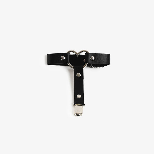 Garter Thigh Metalclsp Adjstbl Elstc 2Pc
