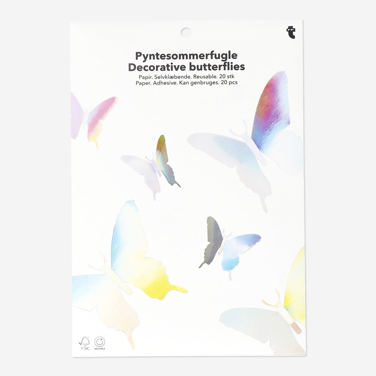 Decoration Butterflies Cardboard 20 Pcs