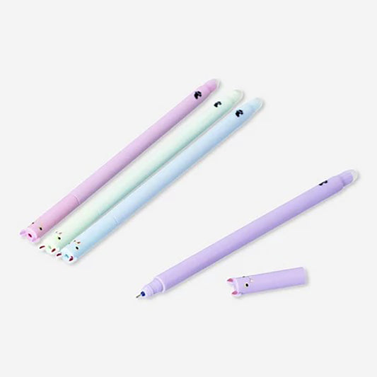 Erasable Gel Pens 4 Pcs Bats