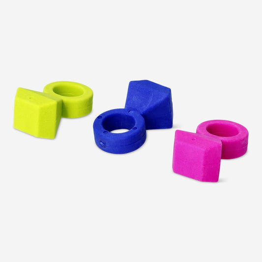 Eraser 3 Pcs. Fingerrings