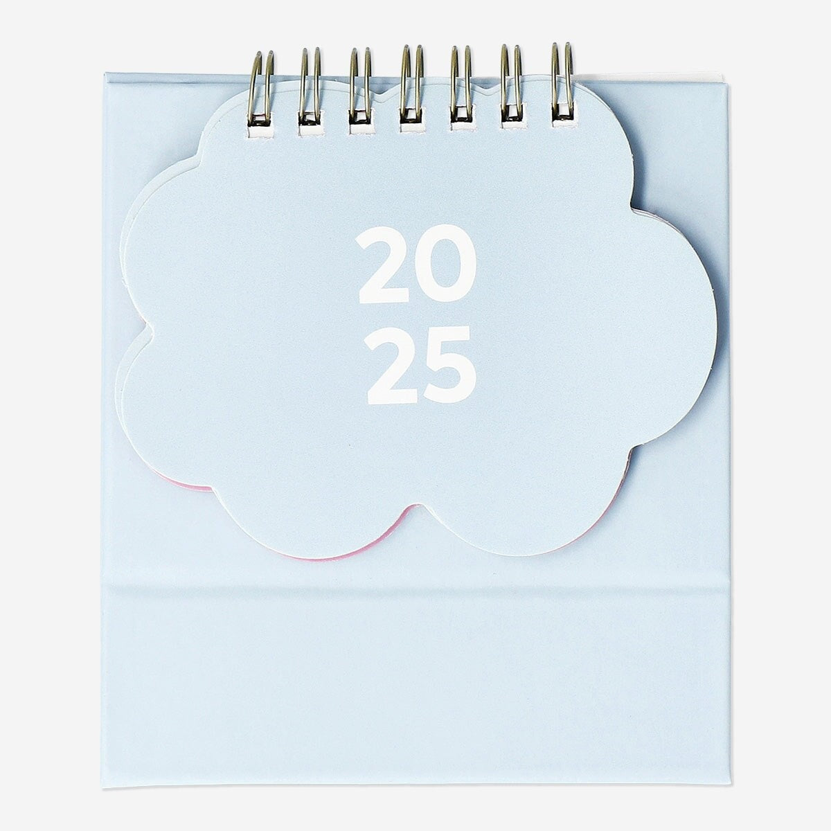 Calendar 2025 Mini Spiral Desk Cloud En