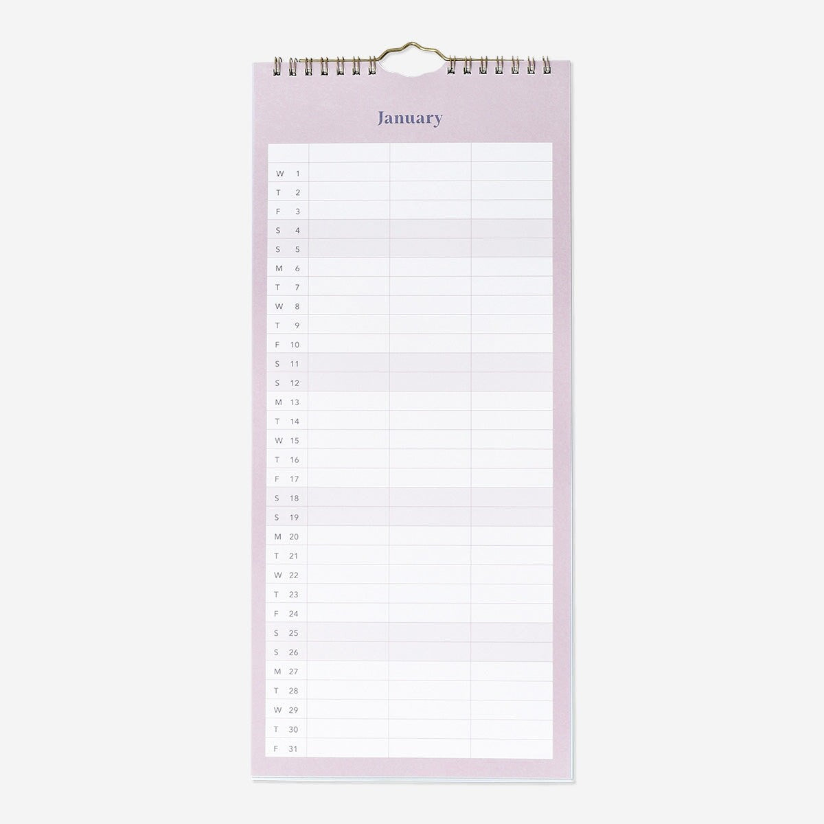 Calendar 2025 Wall Tall En