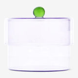 Jar With Lid Purple And Green