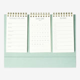 Calendar 2025 Spiral 3 Pads For Desk En