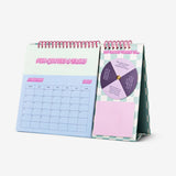 Calendar 2025 Desk Monthly Mood Wheel En