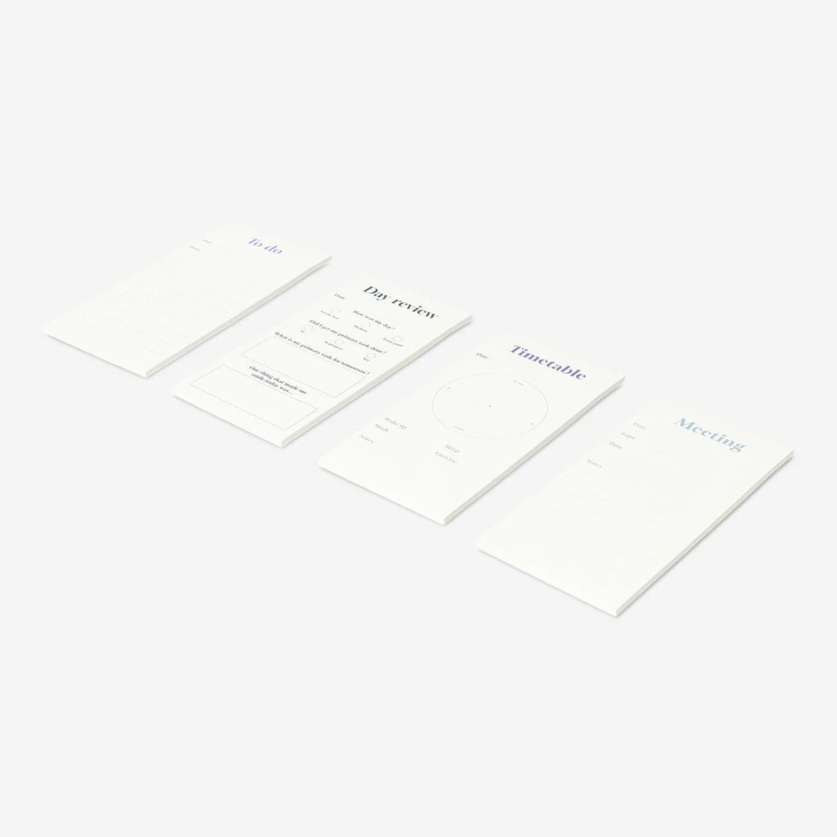 Sticky Notes Planner Set En