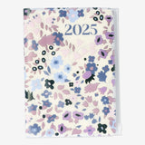 Calendar 2025 A5 Zip Lock Flowers En