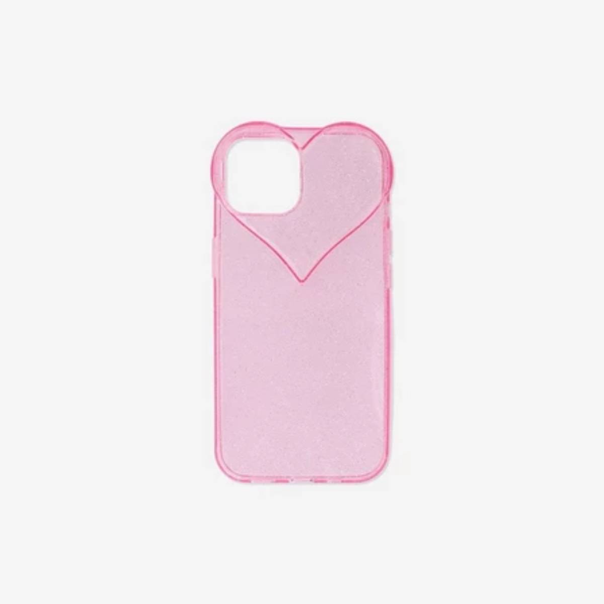 Cover For Phone 15 Transparent Heart