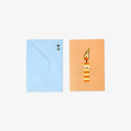 Card W Envelope Candle