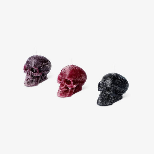 Candles Tealight Skull Small 3 Pcs