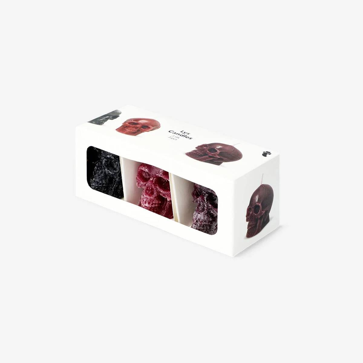 Candles Tealight Skull Small 3 Pcs