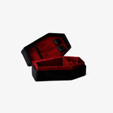 Jewelry Case Mini Coffin Velour Black